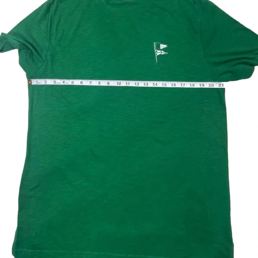 FIVE FOUR Los Angeles Drifter Paddle Flag T Shirt L Green Boat - Picture 9 of 11